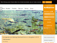 Tablet Screenshot of natur-und-landschaft.de